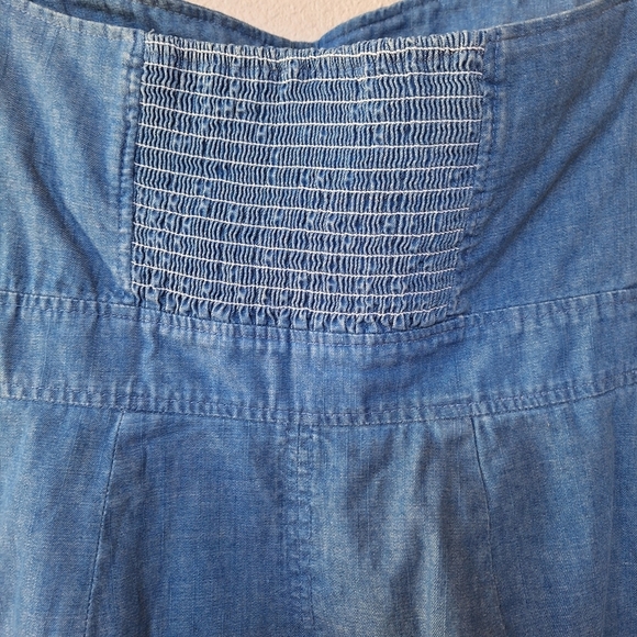 We The Free Womens Denim Studded Strapless Mini Dress. SIZE 6 - Picture 5 of 6